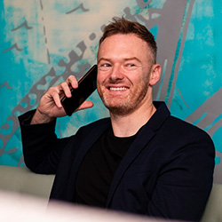 Photo of Tom Kibble from Kibble Design. Captured by Nottingham Photographer, Gemma Wilks