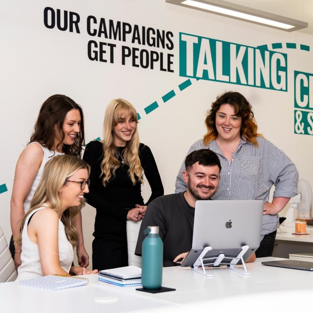 Capture your team working on projects together